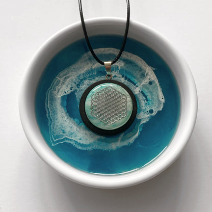 Abstract Ocean Pendant