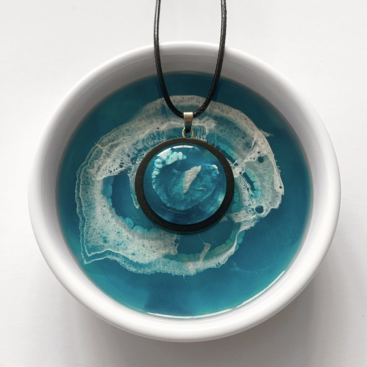 Abstract Ocean Pendant