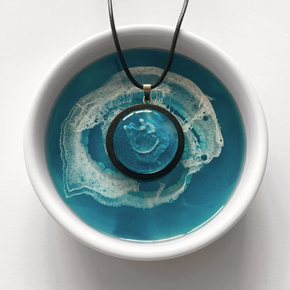 Abstract Ocean Pendant