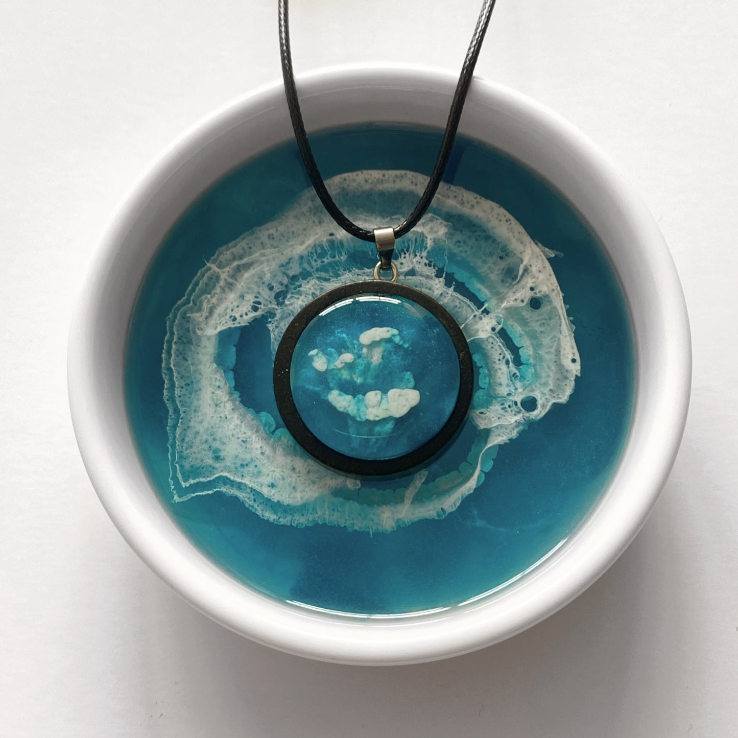 Abstract Ocean Pendant